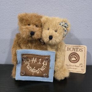 BOYDS BEARS Grandpaw Nana Plush GRANDPARENT Love 903514